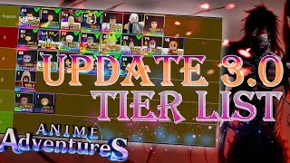 UPDATE 3.0) ALL MYTHIC UNITS TIER LIST ON ANIME ADVENTURES!