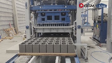 #Mexico Fully Automatic Block Machine  |  QGM ZN1200C #HollowBlockMachine in Production