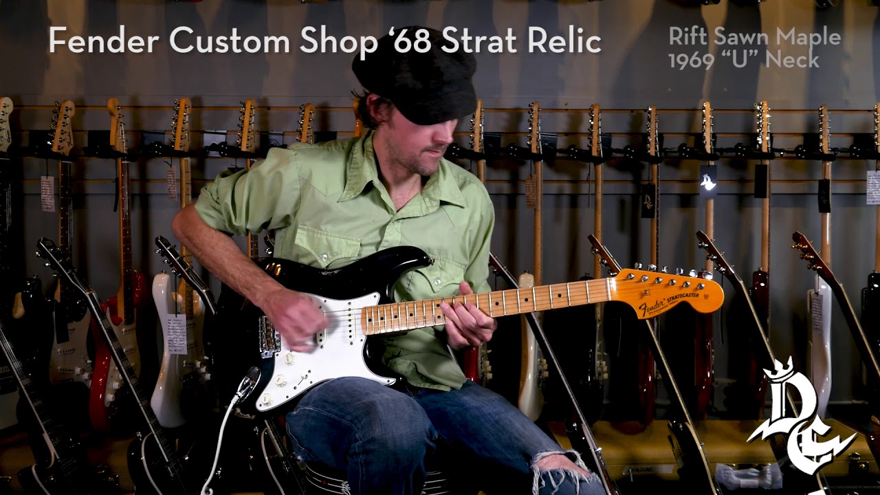 DG | Fender Custom Shop '68 Strat Relic Aged Black