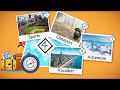Logo animation travel outdoors adventure vacation and sports