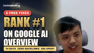 5 Free Changes = #1 On Google AI Overview (Singapore SEO, Zero Backlinks, 34 Days)