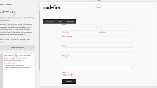 Change font and color form block.