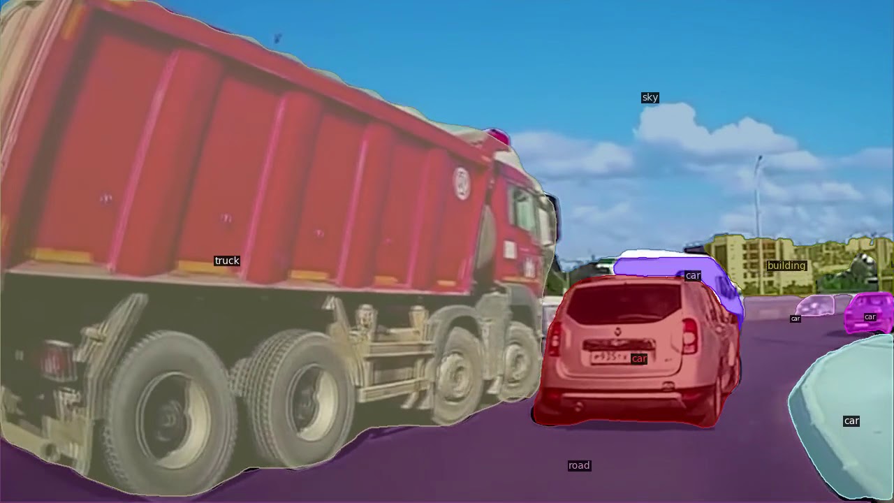 Detectron2 Dashcam - YouTube