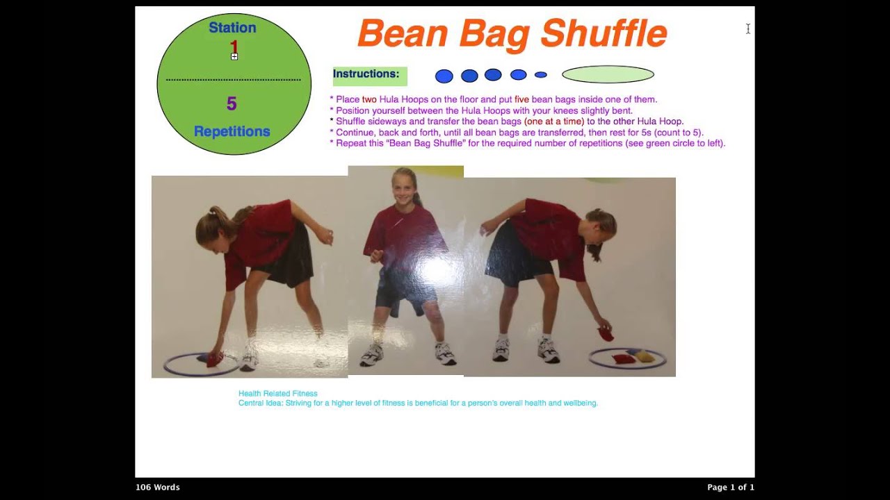 Assignment 1 SUNY CET 3 Bean Bag Shuffle YouTube