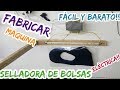 Fabricar selladora de bolsas de plástico y celofán