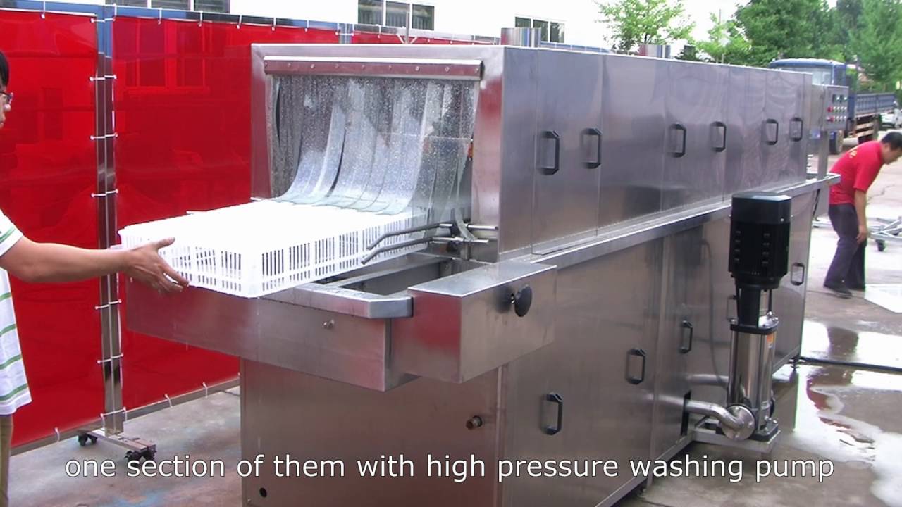 Hatcher basket washer/Chick box washing machine/Egg tray washer YouTube