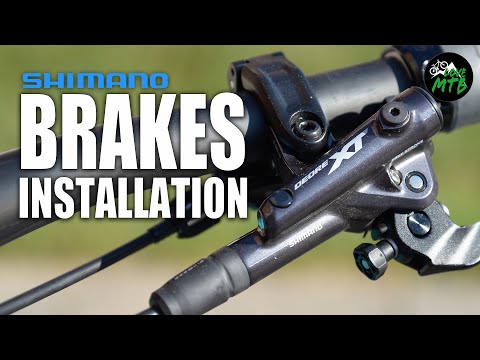 Shimano BRAKES Installation How-To - 12 Speed or 11 Speed XTR, XT, SLX, Deore, 2 and 4 Piston