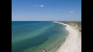 видео Кинбурнская коса. Отдых на Черном море.