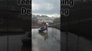 Teenager Doing Desi Training