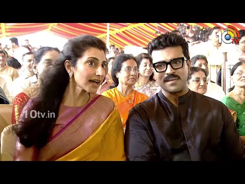 బాలయ్య కూతురితో మెగాస్టార్ తనయుడు ముచ్చట్లు.. | Ram Charan | Nara Brahmani | Nara Lokesh | 10TV Ent