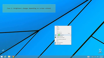 (2 cases) How to disable auto adjust screen brightness windows 8.1/8/7