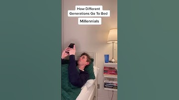 How different generations go to bed #shorts