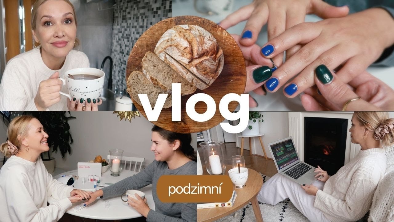 PODZIMNÍ VLOG  🍂 - chleba, domácí manikúra 💅  a  spousta vaření