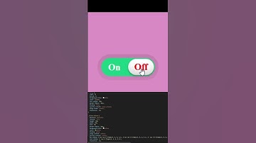 ✨ Stylish ON/OFF Toggle Switch 🔘 | Custom HTML & CSS Switch Button 🚀