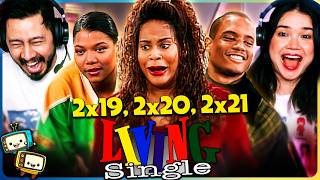 LIVING SINGLE (1994) 2x19, 2x20 & 2x21 REACTION! | Queen Latifah | Kim Coles w/ Jaby Koay