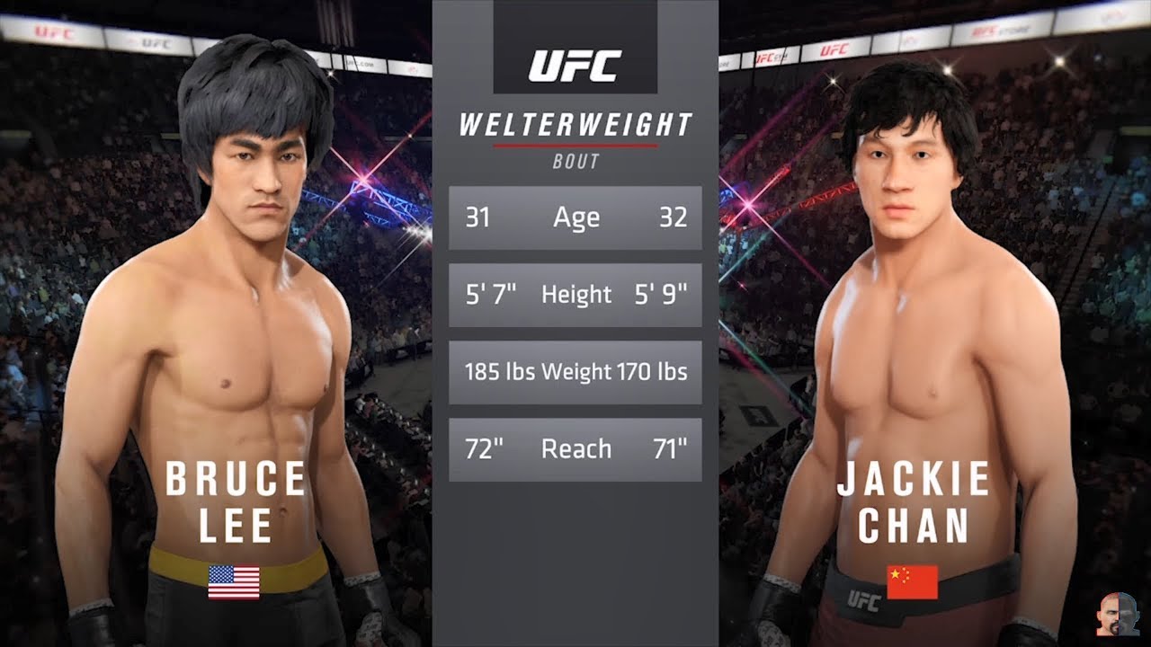 Bruce Lee Vs Jackie Chan | EA Sports UFC 3