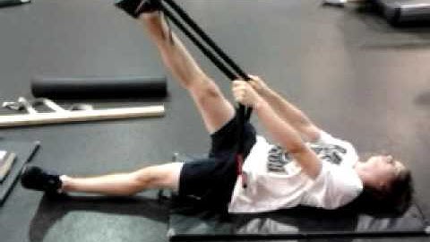 Supine laying hamstring isometric hold