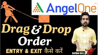 Drag & Drop Order In Angel One How To Do Chart Trading In Angel One App Angel One New Feature