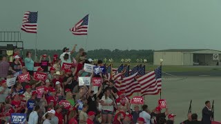 Trump postpones first rally since trial began, due to bad weather | AFP