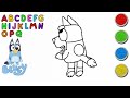 Bluey Drawing Tutorial | Drawing Bluey from Series 1-3 Full Episodes | Official Inspired Art