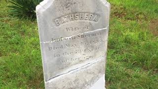 Bathsheba Sherman grave update: August 2017