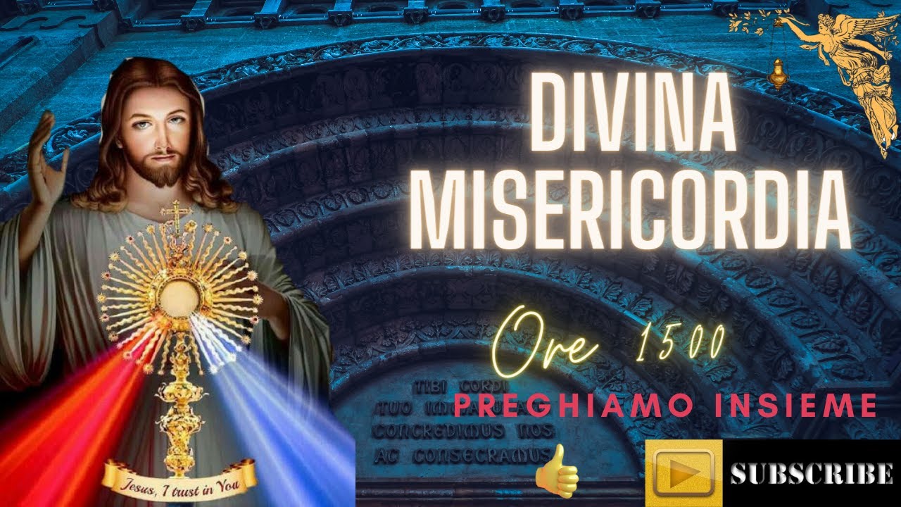 Coroncina Alla Divina Misericordia Youtube 🔴CORONCINA ALLA DIVINA MISERICORDIA 22- 12 -2023 🙏🙏🙏💖 - YouTube