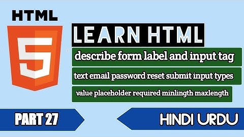 web development series for visually impaired person part 27 describe form label and input tag