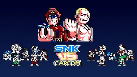 C64 new versus fighting game - SNK vs CAPCOM alpha release