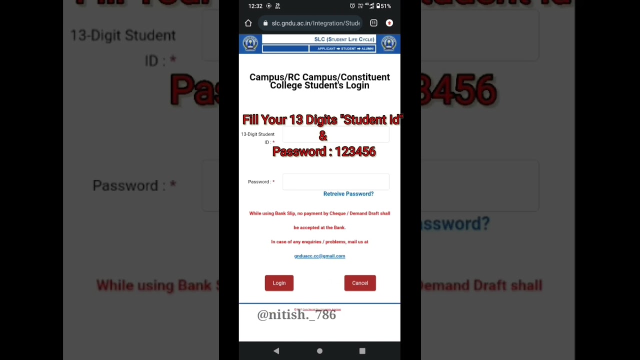 How To Pay GNDU Student's 2nd Installment/Tuition Fees On Mobile