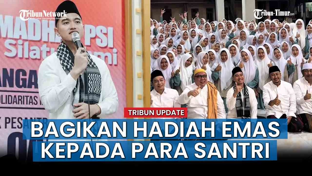 VIRAL NEWS; Berat Emas Hadiah Kaesang ke Santri yang Berhasil Jawab Pertanyaan Kuis