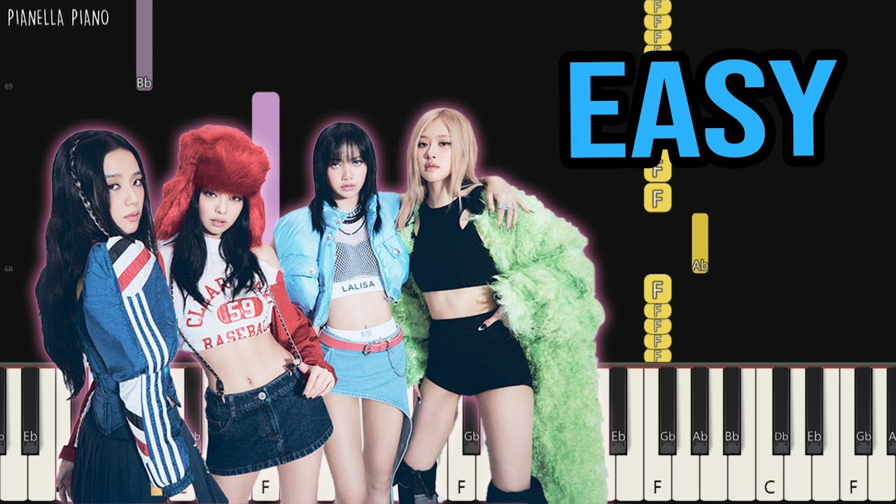 BLACKPINK - Shut Down | EASY Piano Tutorial by Pianella Piano