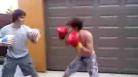 Kyle vs Andrew CC boxing