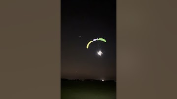 new H-King Paramotor V2- night flight
