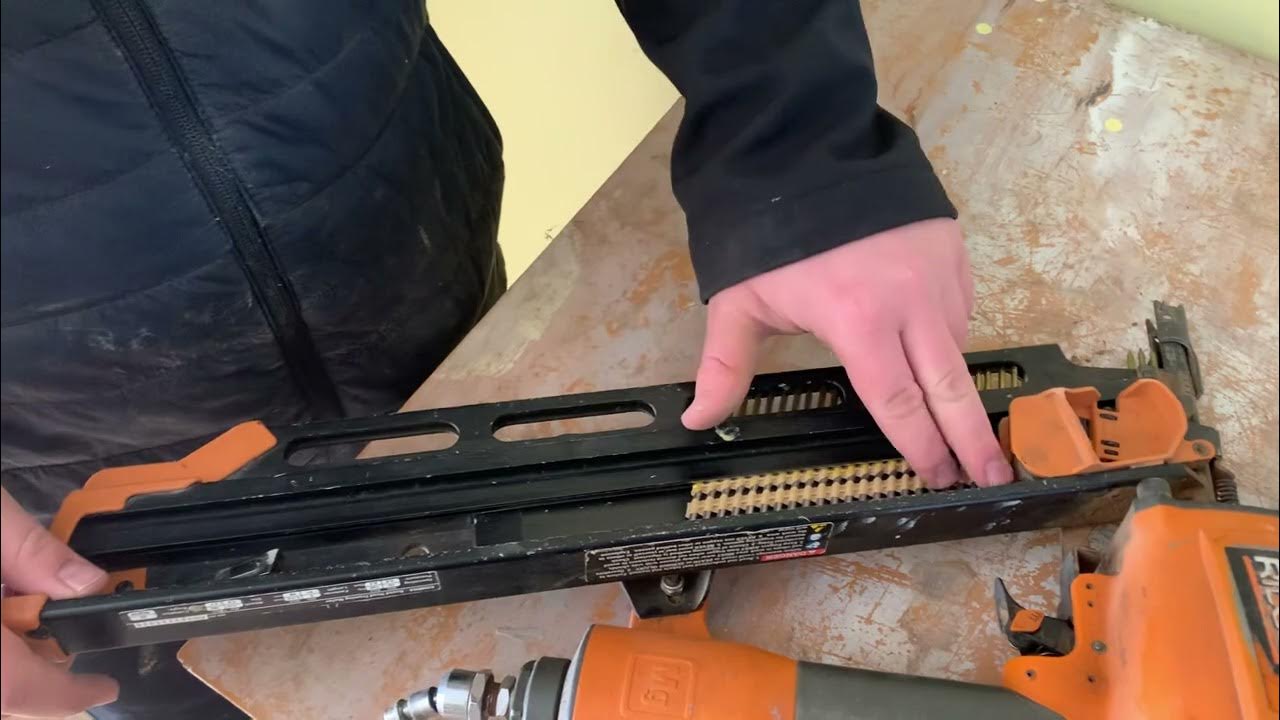 How to Unload a Nail Gun YouTube