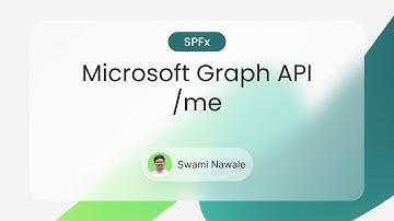Microsoft Graph API Tutorial : Fetch User Details with PnP JS & Graph Explorer