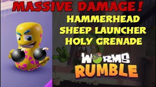 OVERPOWERED WEAPONS IN WORMS RUMBLE? PS5 Gameplay - Use these for easy kills and killstreaks!