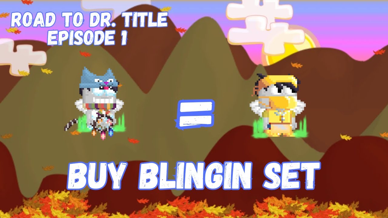 #1 Road to Dr. Title Episode 1 Buy Blingin Set