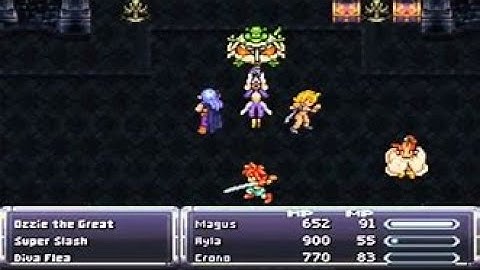 Chrono Trigger Boss Fight #31 Great Ozzie // Super Slash // Flea Plus