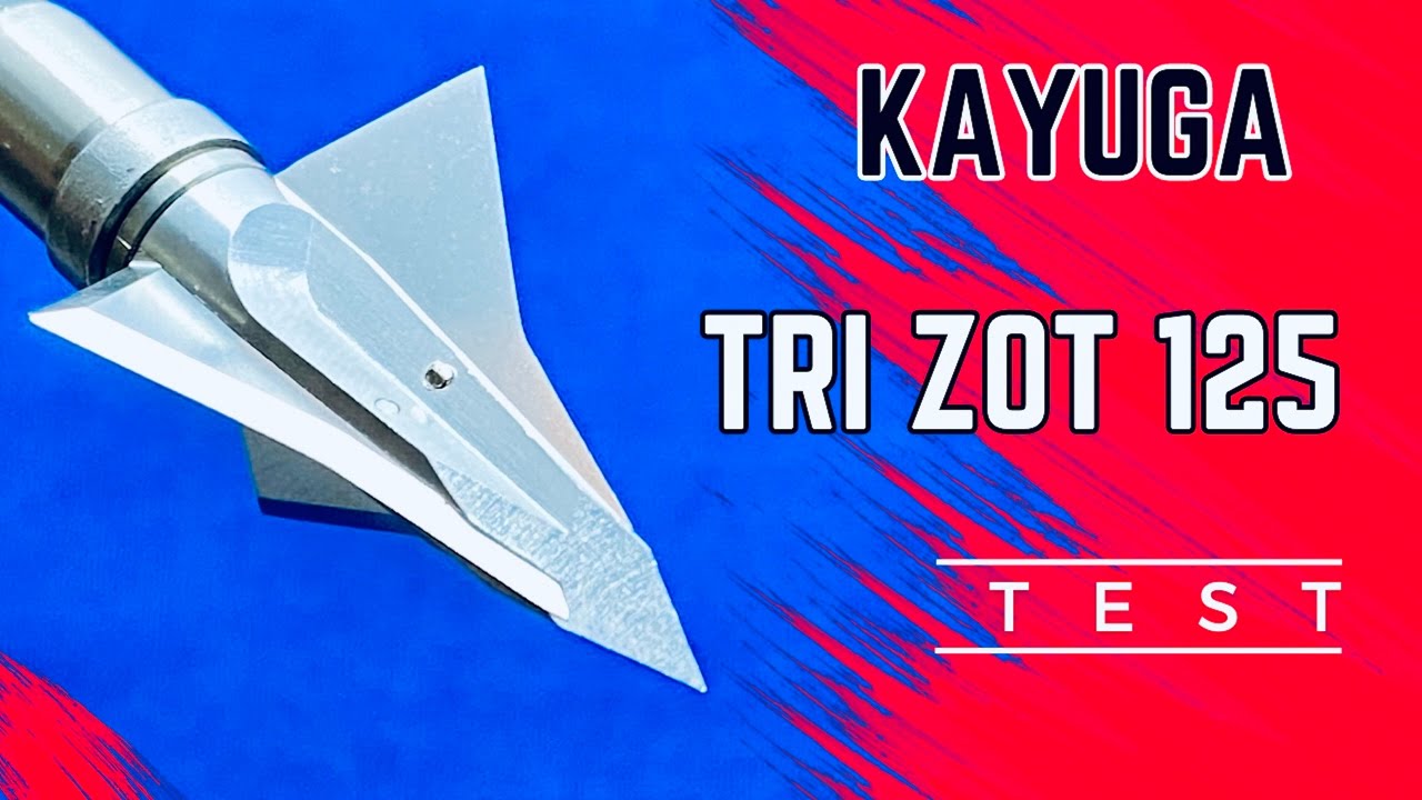 KAYUGA TRIZOT, 125 gr BROADHEAD TEST YouTube