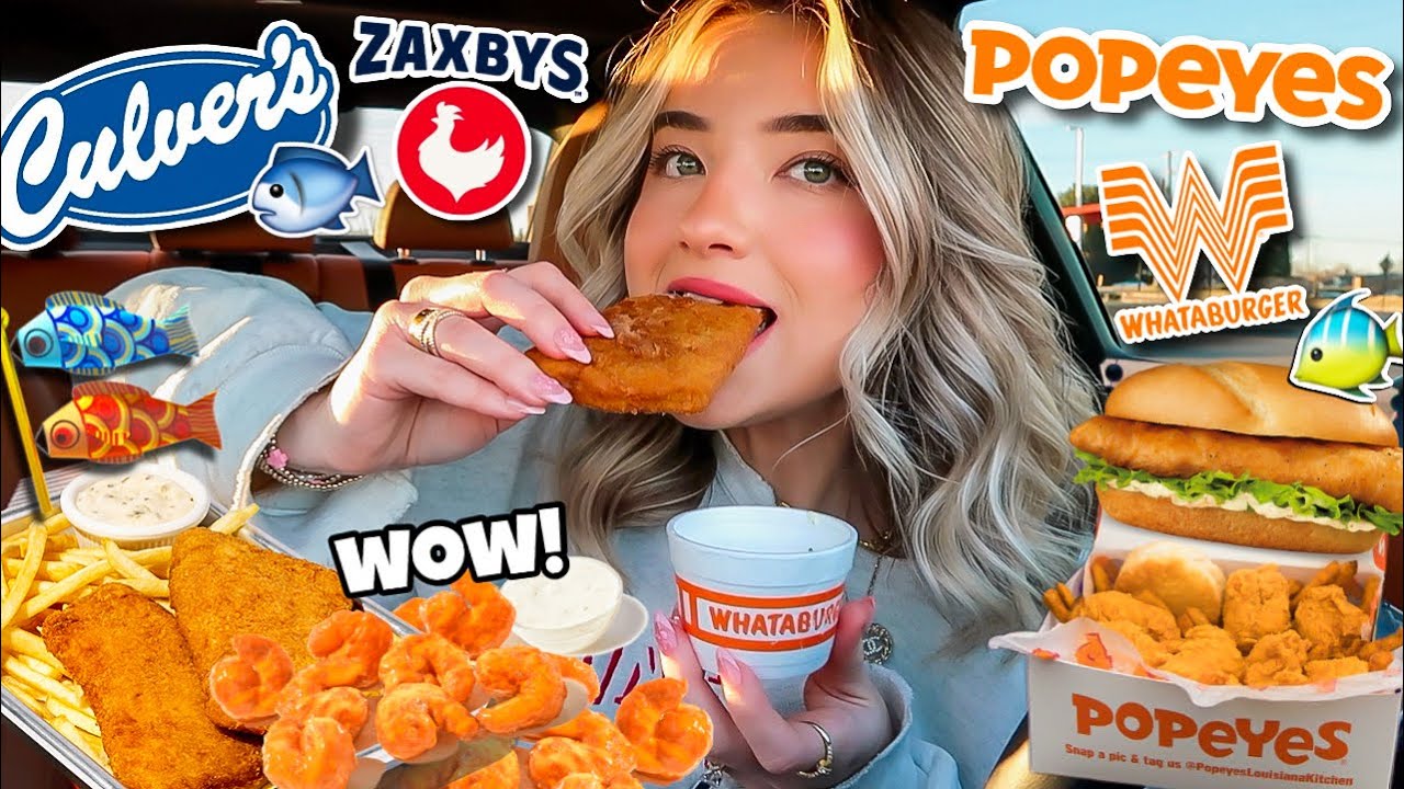 Eating Only FAST FOOD SEAFOOD ITEMS for 24 HOURS!