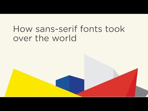 How sans-serif fonts took over the world