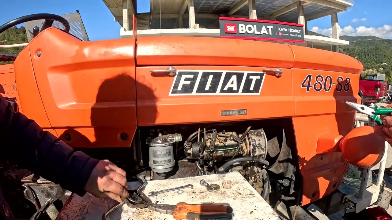 Fiat 480 S8 Traktör Rampa Yukarı Neden hava yapıyor Ne Yapmam gerekiyor??