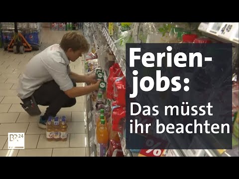 Ferienjobs: Was ist für Schüler erlaubt? | Abendschau | BR24