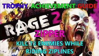 Zipper | Kill 13 Enemies Whilst Ziplining | RAGE 2