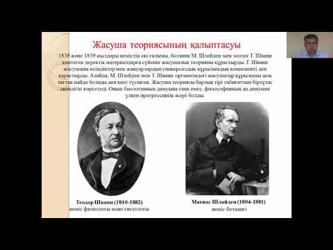 ЕРБОЛАТОВ Н.Н. Цитология ғылымының даму тарихы және жасуша теориясы