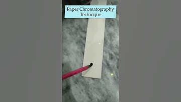 Paper Chromatography #shorts #science #sciencefacts #scienceexperiment