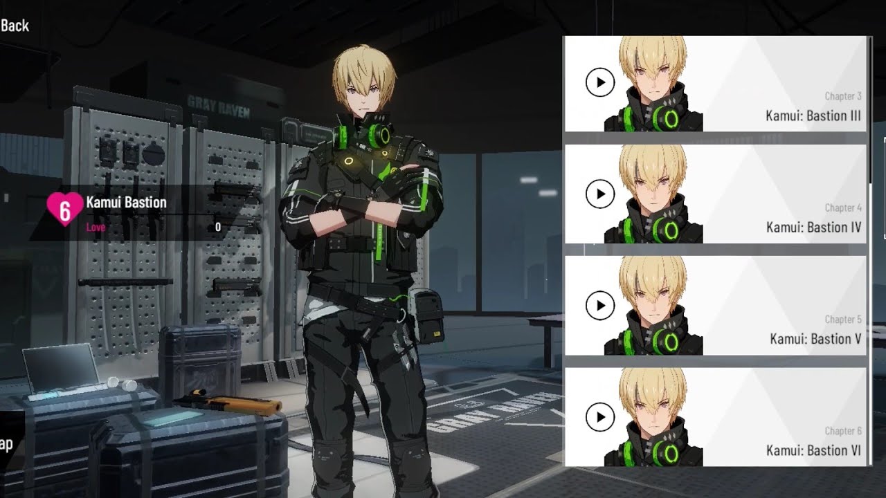Kamui : Bastion - Affection Stories(1-6) Info & Secrets || Punishing : Gray Raven [Global]