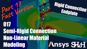 Semi-Rigid Connection, Non-Linear Material Bending Resistance Capacity (Fast Version)
