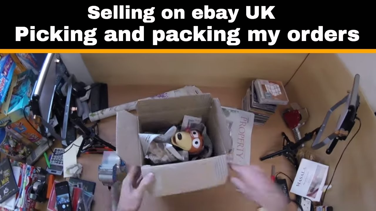 how to make money from home as a kid Selling on ebay UK - Picking and Packing today's orders