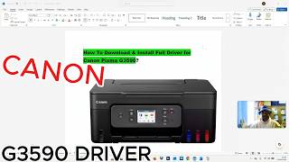 How to Download &amp; Install Canon PIXMA G3590 Wireless Printer Driver on Windows 10/11